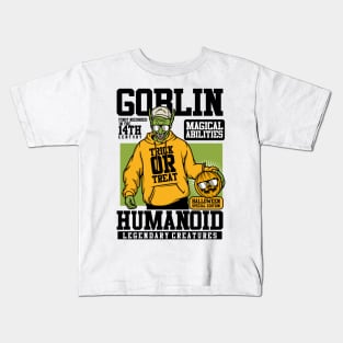 Goblin Humanoid Basketball Kids T-Shirt